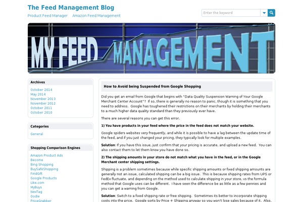 myfeedmanagement.com site used Pixiv Custom
