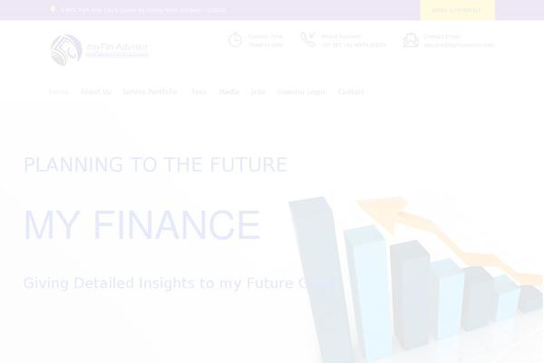 Advisor theme site design template sample