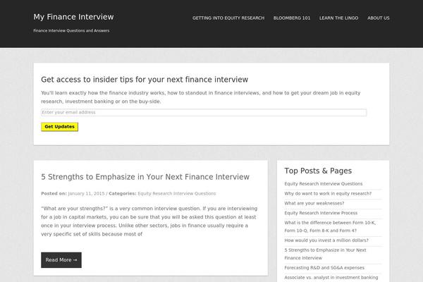 Nova Lite theme site design template sample
