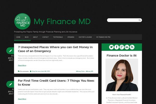 Duena theme site design template sample