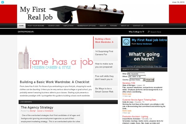 News theme site design template sample