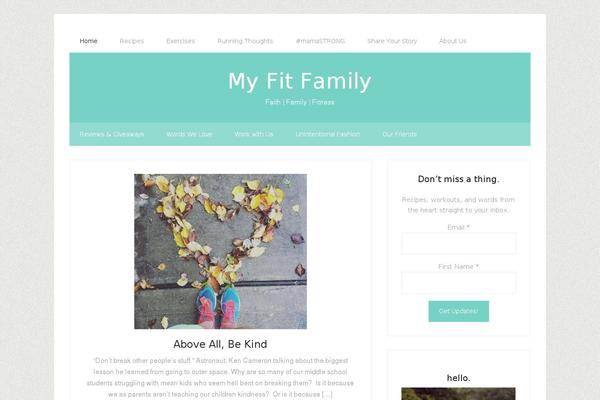 Lifestyle Pro theme site design template sample