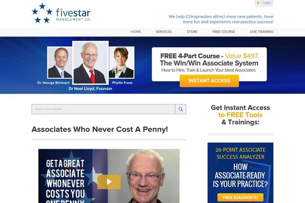 Fivestar theme site design template sample