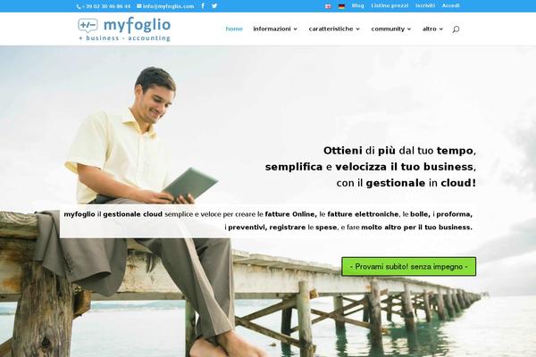 Site using Wp-floating-menu plugin
