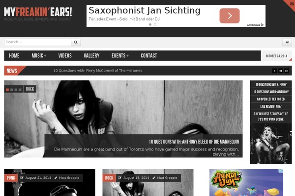 Powermag theme site design template sample