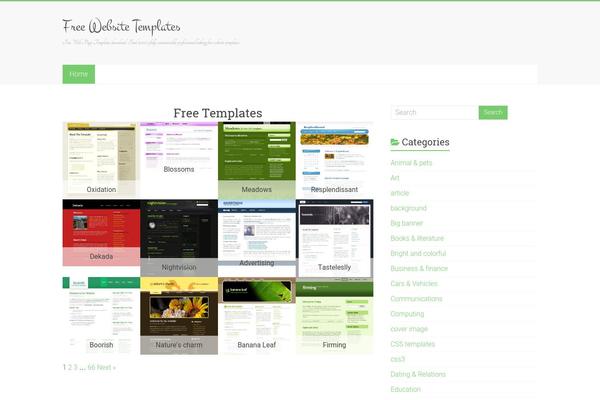 myfreetemplatehome.com site used Fth