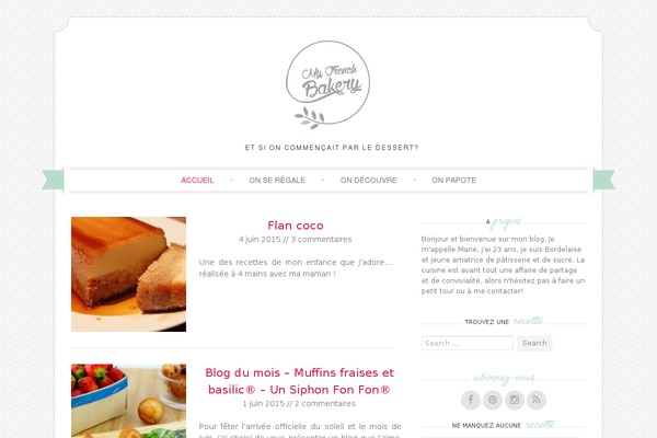 myfrenchbakery.fr site used Blossom-pinthis