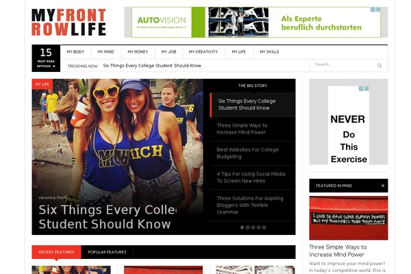 DW Focus theme site design template sample