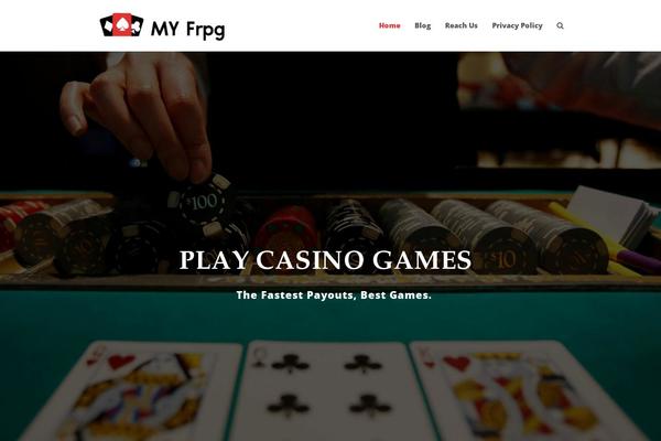 Total theme site design template sample