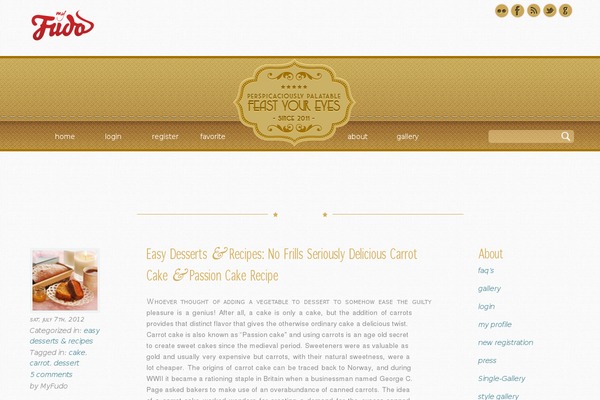 Echo theme site design template sample