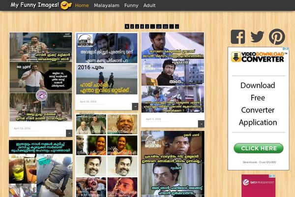 Pinbin theme site design template sample