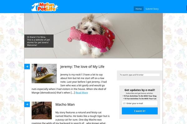 Thesis theme site design template sample