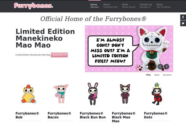 myfurrybones.com site used Kirigami