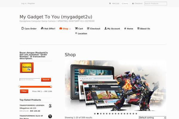Mystile theme site design template sample
