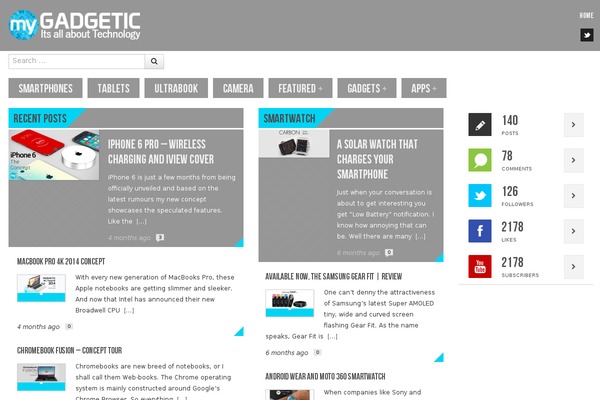 Jono theme site design template sample