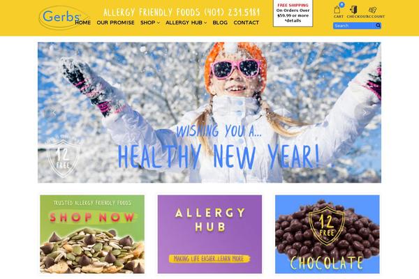 The Retailer Child theme site design template sample