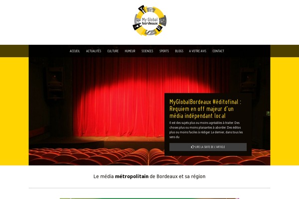 Master Blog theme site design template sample