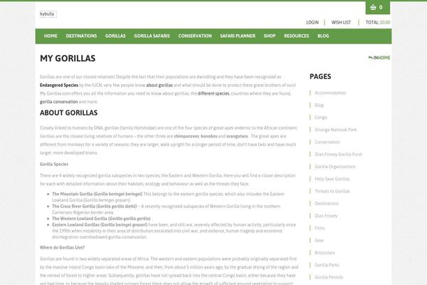 mygorillas.com site used Gorilla