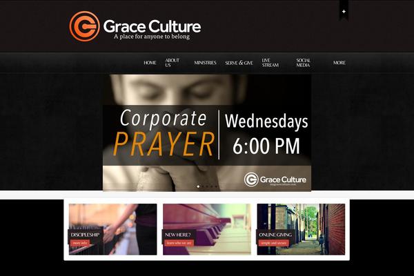 Churchope theme site design template sample