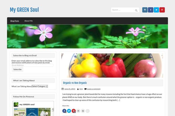 Courage theme site design template sample