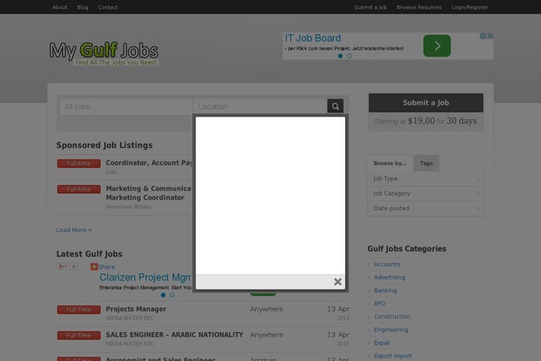 Jobroller theme site design template sample