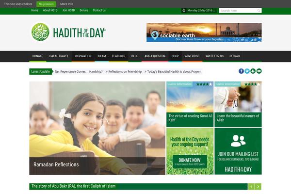 SaladMag theme site design template sample