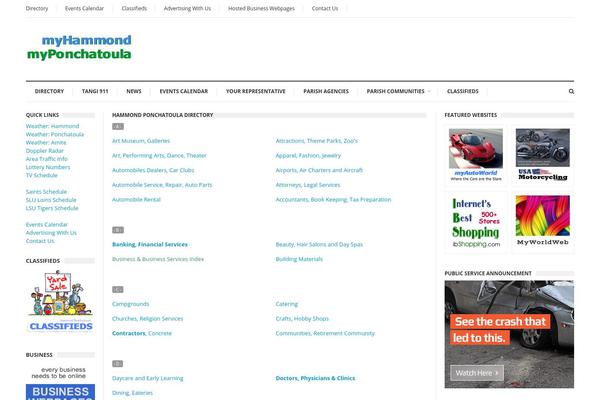 SuperNews theme site design template sample
