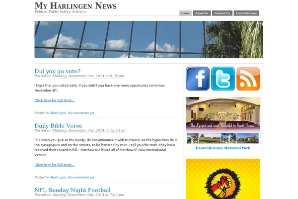 PrimePress theme site design template sample