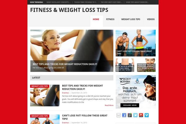 Site using Arscode-social-slider plugin