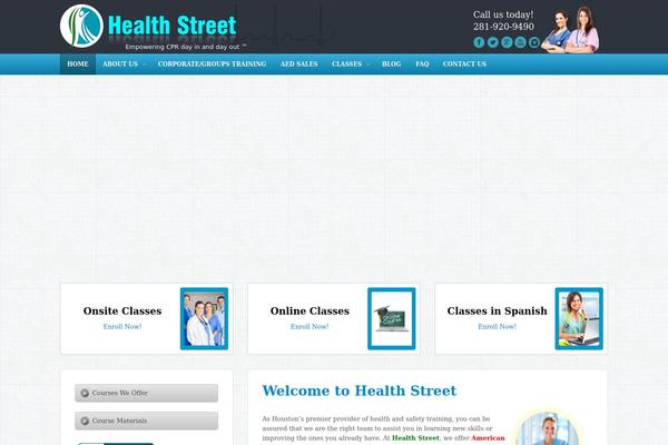 EDU theme site design template sample