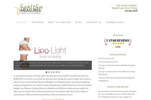 myhealthymeasures.com site used Theme1701