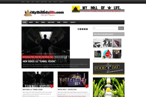 Boulevard theme site design template sample