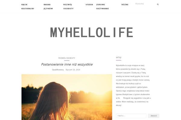Activello theme site design template sample
