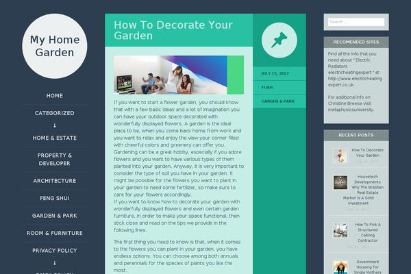 Flounder theme site design template sample