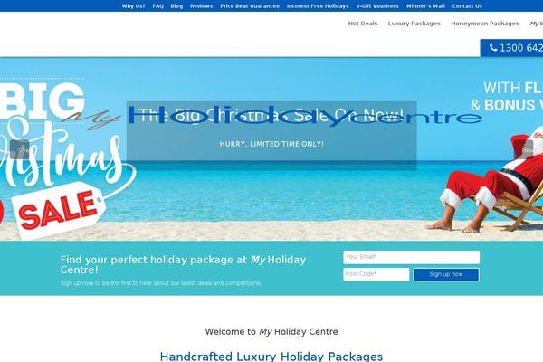 myholidaycentre.com.au site used Mhc