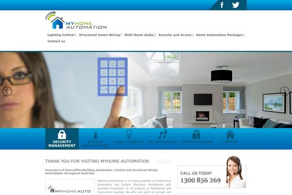 myhomeautomation.com.au site used Mha