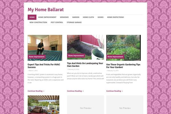 Fashion Blog theme site design template sample