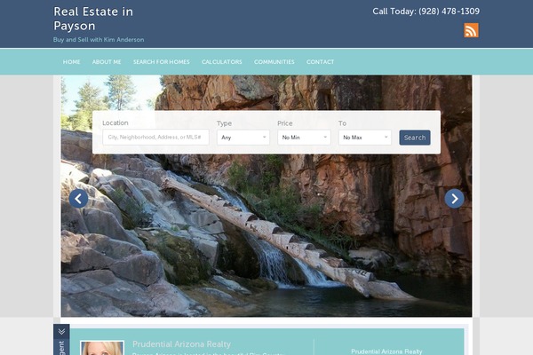 Blocks theme site design template sample