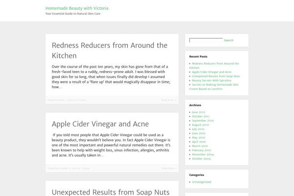 myhomemadebeauty.com site used Microfusion