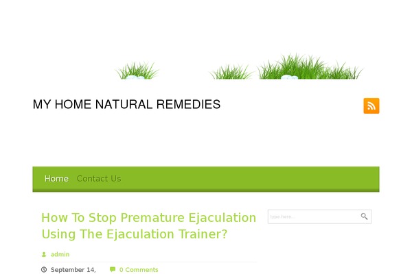 myhomenaturalremedies.com site used My-world-with-grass-and-dew