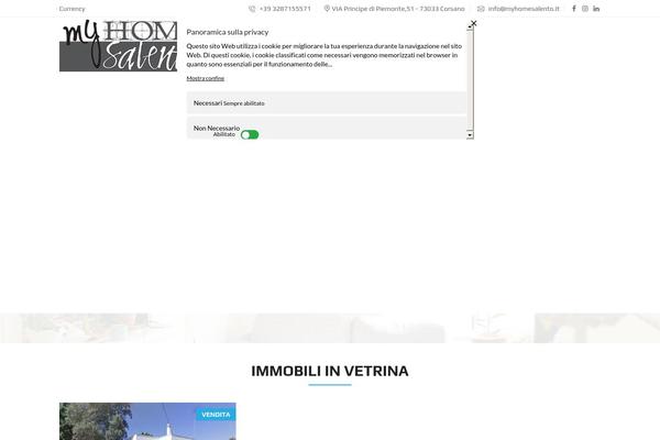 Site using Myhome-idx-broker plugin