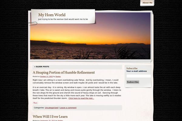 Adventure Journal theme site design template sample