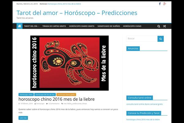 myhoroscopohoy.com site used ColorMag