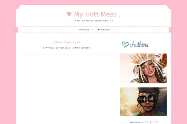 Sugar and Spice theme site design template sample