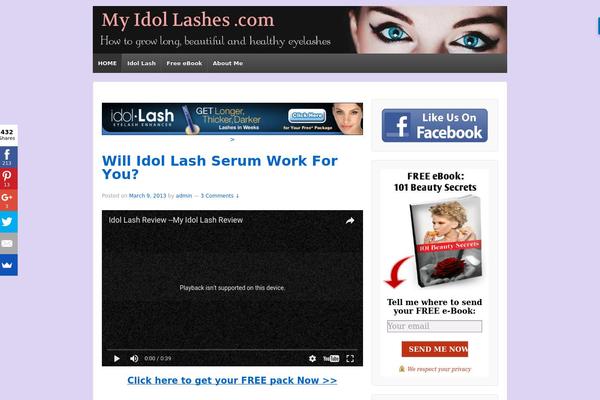 Responsive theme site design template sample