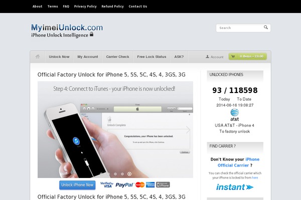 Woostore website example screenshot
