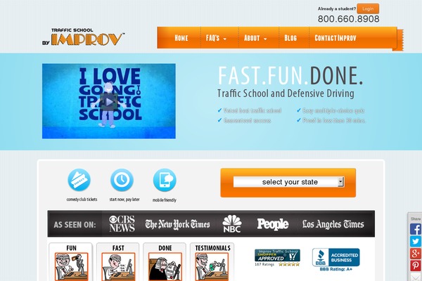 myimprov.com site used Improv