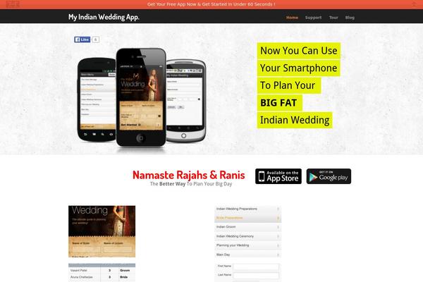 Mindful theme site design template sample