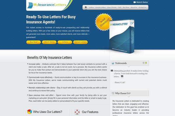 MyProduct theme site design template sample