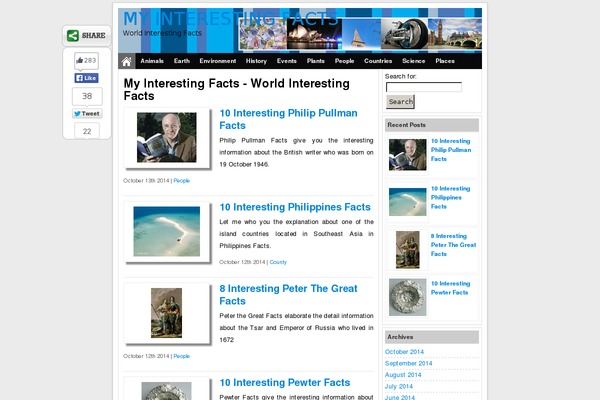 Site using Slick Social Share Buttons plugin